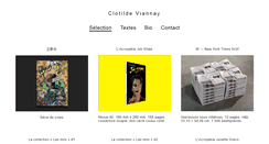 Desktop Screenshot of clotildeviannay.com